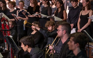 Studierende der Hochschule Luzern – Musik führen Joseph Haydns «Die Schöpfung» auf. Bilder Priska Ketterer/HSLU