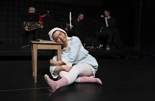 Musik-Festival Szenenwechsel 2025: Musiker des LSO, Jazz-Studierende und Studierende des Studienganges Musik und Bewegung. 
