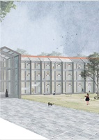 Visualization outside space/facade