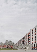 Visualization outside space/facade